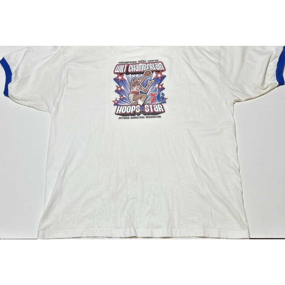 Vintage Wilt Chamberlain 3XL T Shirt NBA Basketball Hardwood Classics Majestic - Picture 7 of 11